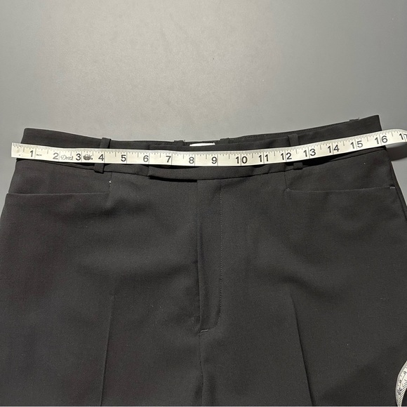 Women’s Size 12 Ann Mashburn Black Trouser Dress Pants 96% Wool Blend Straight - Picture 13 of 15